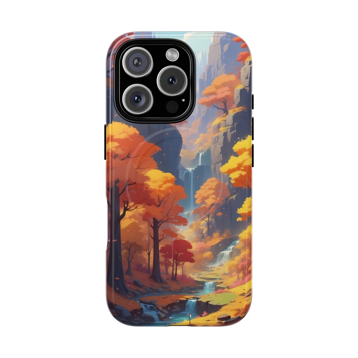 Autumn Landscape Phone Case, Tough Magnetic Cases for Fall Lovers, Nature Phone Cover, Unique Gift for Him/Her, Durable Phone Accessory