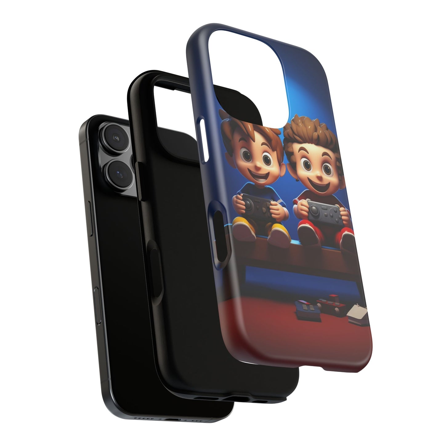 Kids Gaming Phone Case, Tough Cases, Cute Phone Cover, Cartoon Game Controller, Gift for Gamers, Fun Accessories