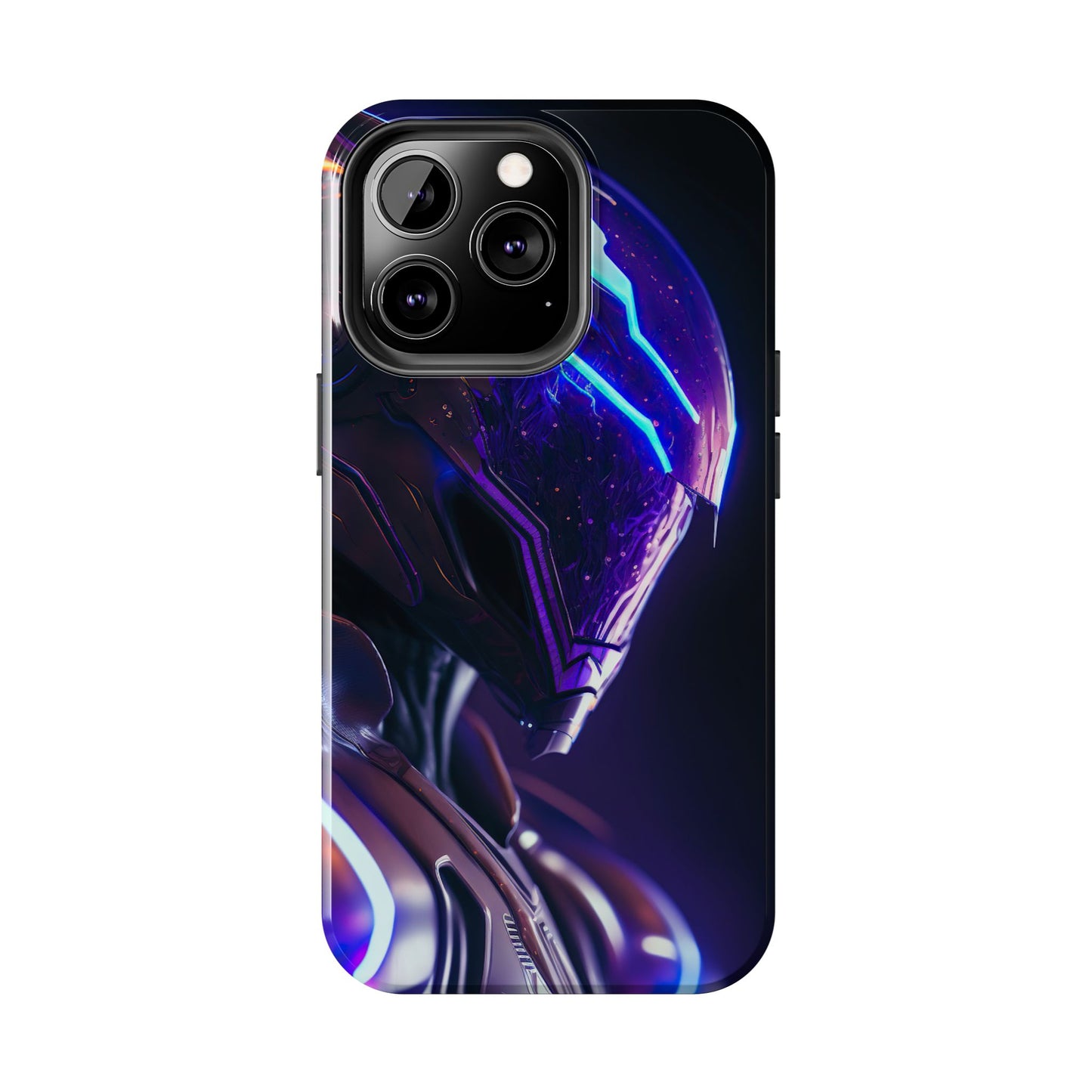 Futuristic Tough Phone Cases, Durable Phone Cover, Sci-Fi Phone Case, Tech Lover Gift, Unique Phone Accessory