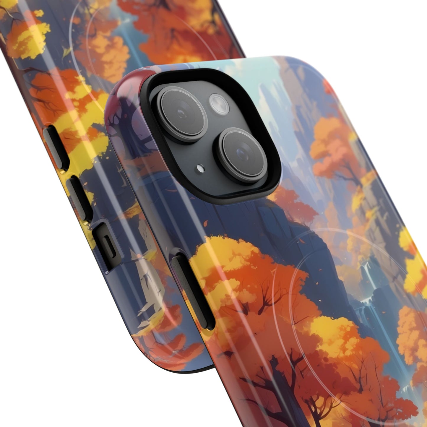 Autumn Landscape Phone Case, Tough Magnetic Cases for Fall Lovers, Nature Phone Cover, Unique Gift for Him/Her, Durable Phone Accessory