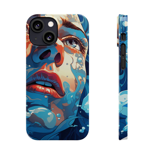 Eco-Friendly Slim Phone Case - Earth Day Gift, Nature Lover Accessory, Sustainable Phone Cover, Green Design, Vibrant Floral Art