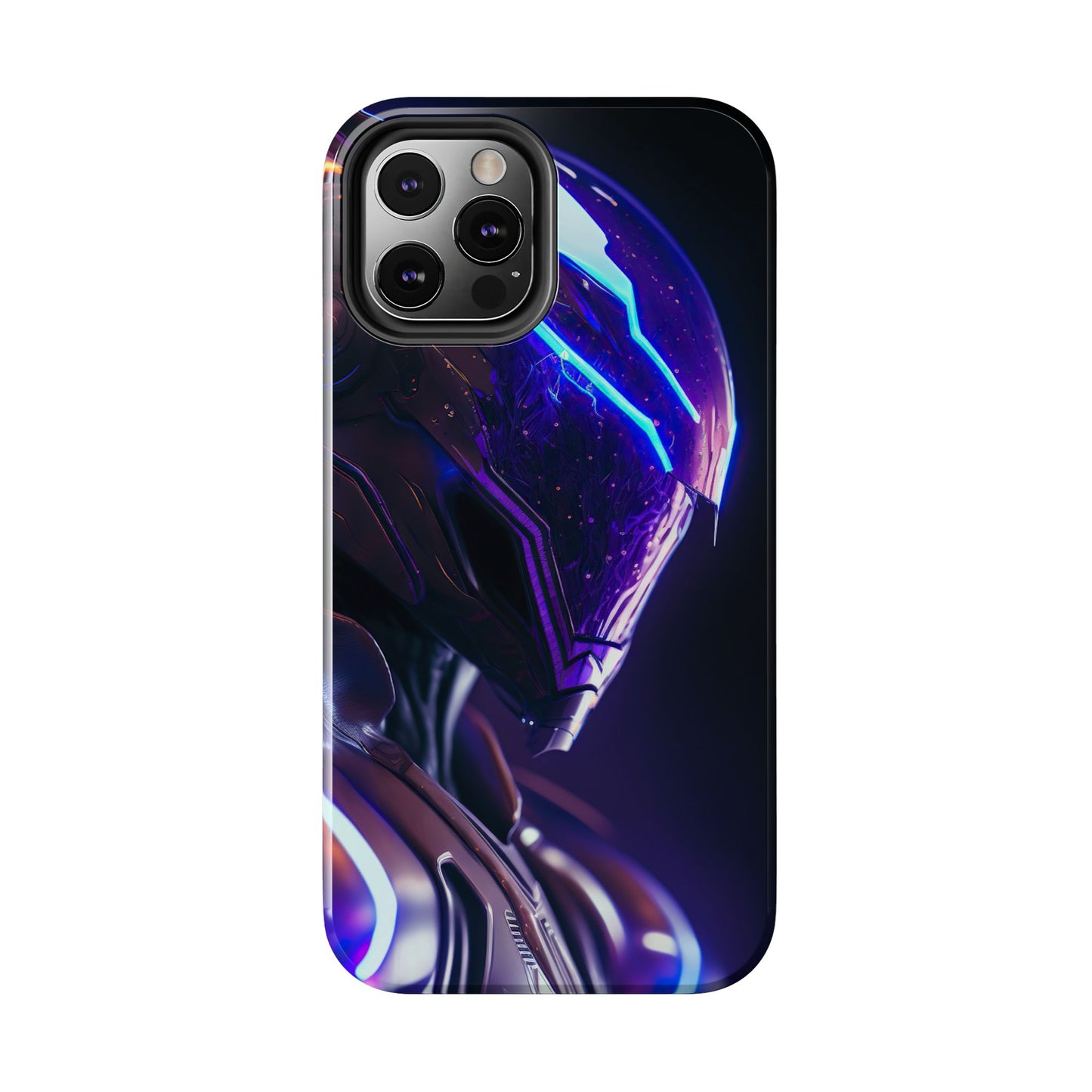 Futuristic Tough Phone Cases, Durable Phone Cover, Sci-Fi Phone Case, Tech Lover Gift, Unique Phone Accessory