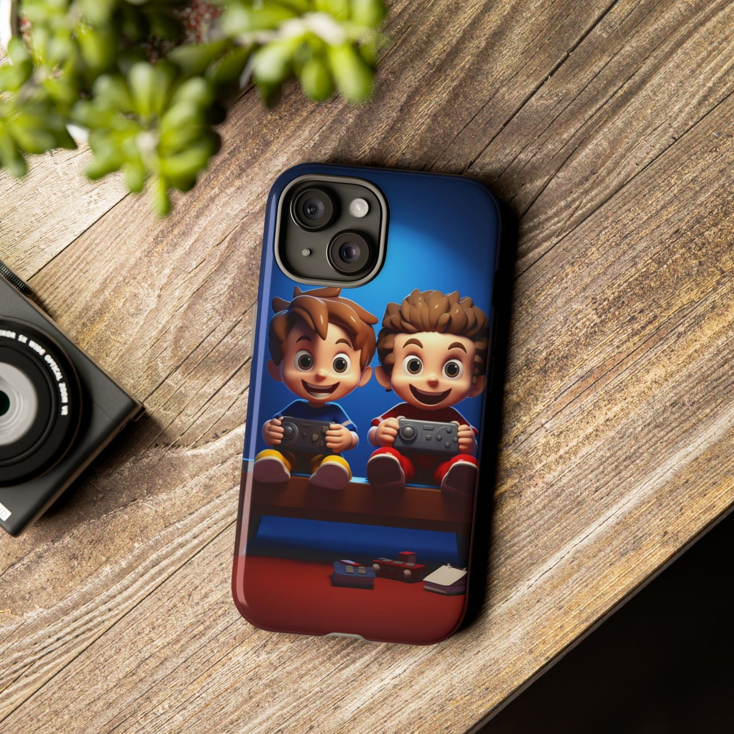 Kids Gaming Phone Case, Tough Cases, Cute Phone Cover, Cartoon Game Controller, Gift for Gamers, Fun Accessories