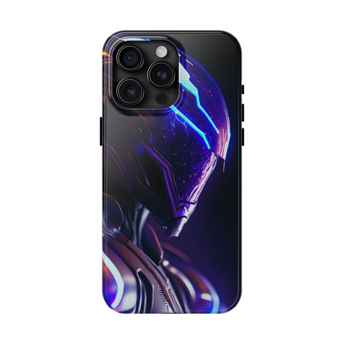 Futuristic Tough Phone Cases, Durable Phone Cover, Sci-Fi Phone Case, Tech Lover Gift, Unique Phone Accessory
