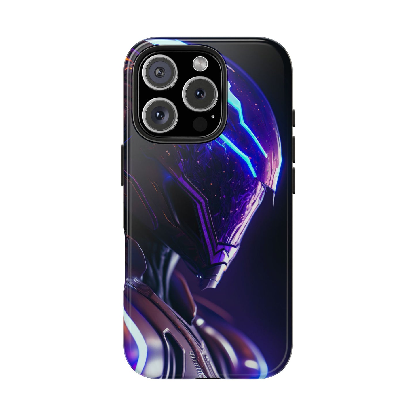 Futuristic Tough Phone Cases, Durable Phone Cover, Sci-Fi Phone Case, Tech Lover Gift, Unique Phone Accessory