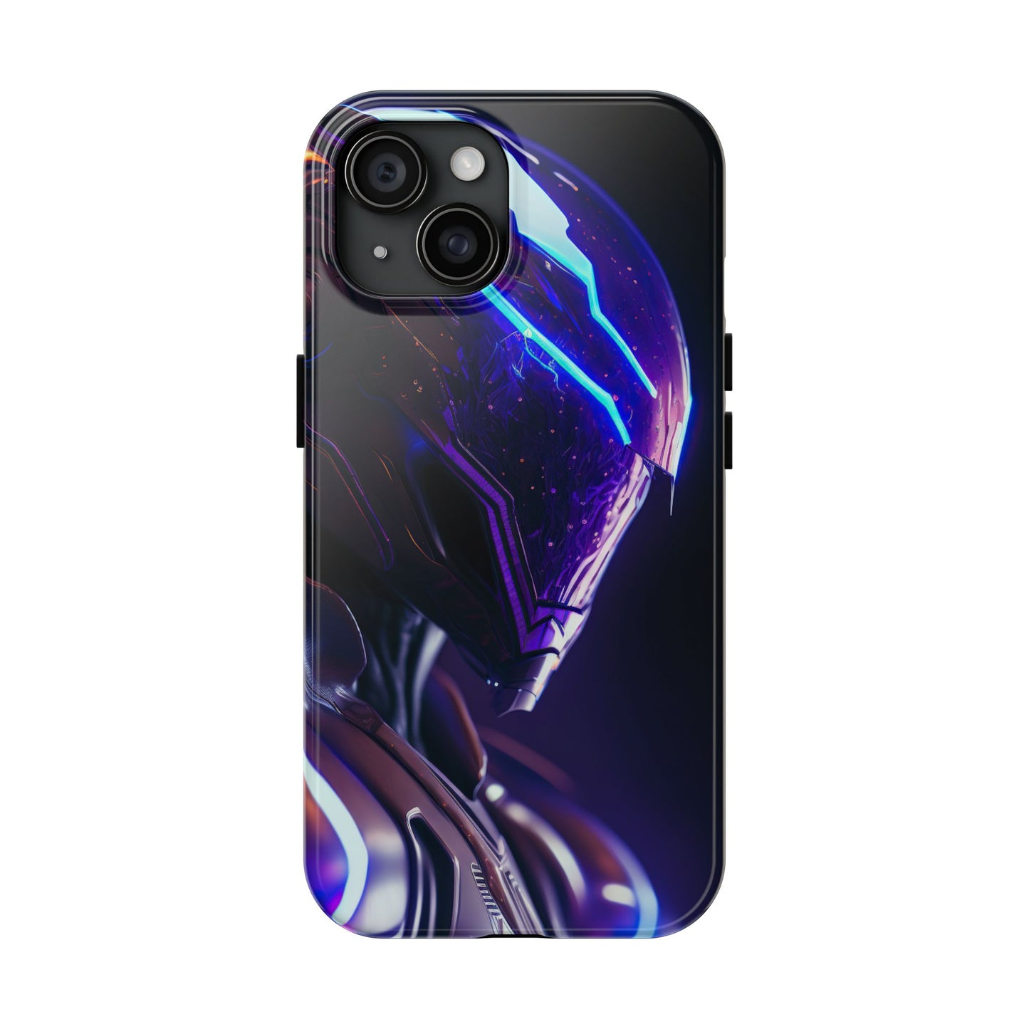 Futuristic Tough Phone Cases, Durable Phone Cover, Sci-Fi Phone Case, Tech Lover Gift, Unique Phone Accessory