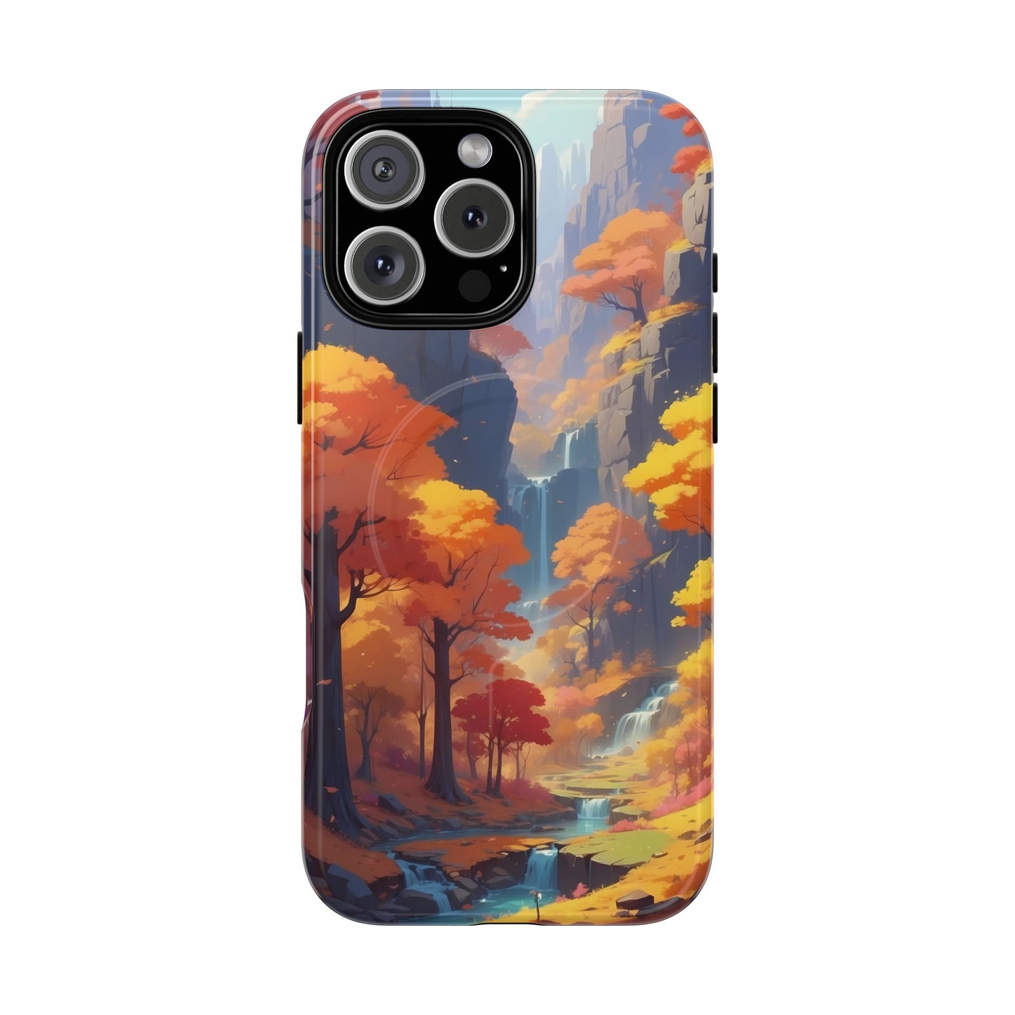 Autumn Landscape Phone Case, Tough Magnetic Cases for Fall Lovers, Nature Phone Cover, Unique Gift for Him/Her, Durable Phone Accessory