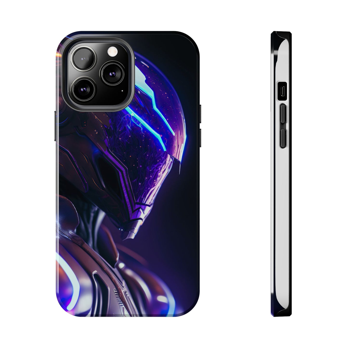 Futuristic Tough Phone Cases, Durable Phone Cover, Sci-Fi Phone Case, Tech Lover Gift, Unique Phone Accessory